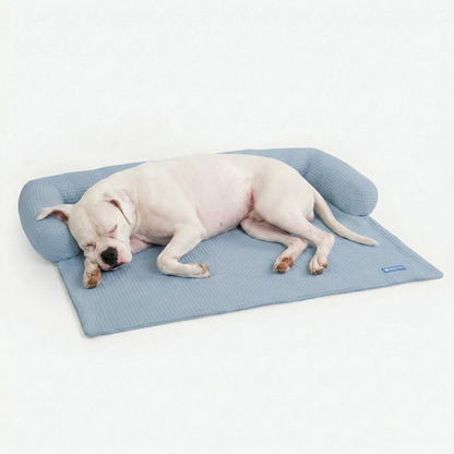 Cooling Couch Cover Dog Bed with Bolster Support