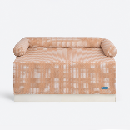 Cooling Couch Cover Dog Bed with Bolster Support