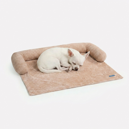 Cooling Couch Cover Dog Bed with Bolster Support