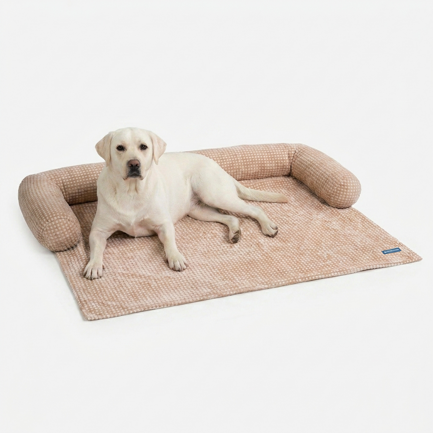 Cooling Couch Cover Dog Bed with Bolster Support
