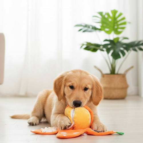 Fruit Hide & Seek Dog Toy