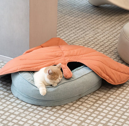Calming Leaf Shape Dog Blanket
