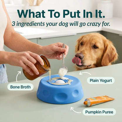 Suction Enrichment Lick Bowl for Dogs