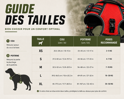 Reflective Adjustable Dog Harness with Control Handle