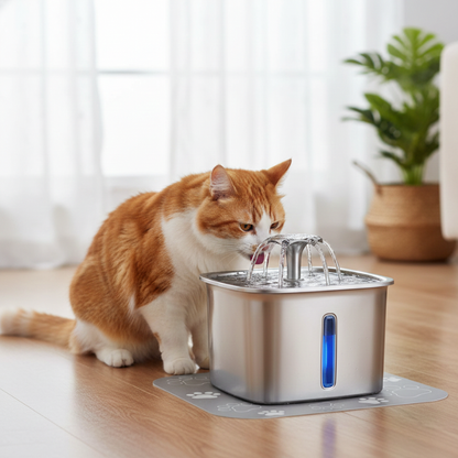 Stainless Steel Cat Water Fountain