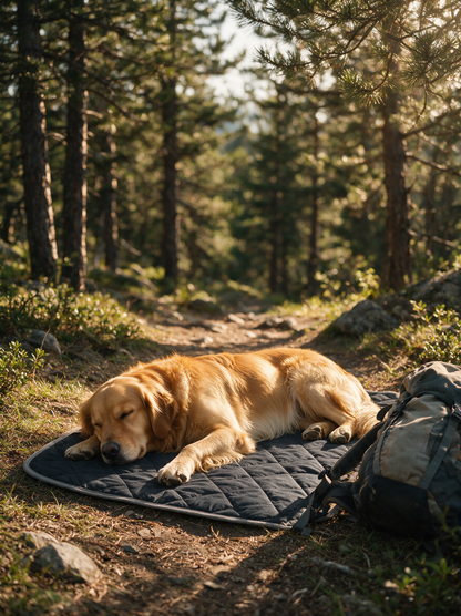Self-Warming Dog Mat with Heat-Reflective Lining