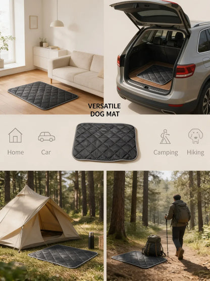 Self-Warming Dog Mat with Heat-Reflective Lining