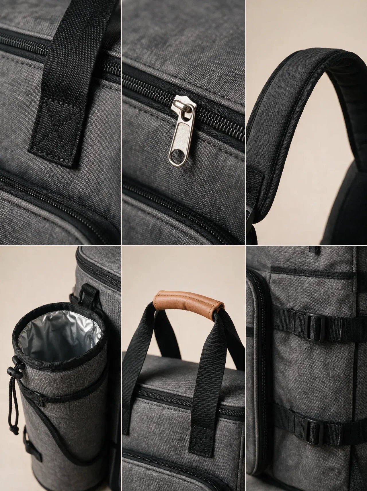 Modular Dog Travel Backpack with Storage Compartments
