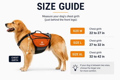 Dog Hiking Backpack Harness with Storage Pockets