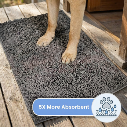 Absorbent Dog Door Mat for Muddy Paws