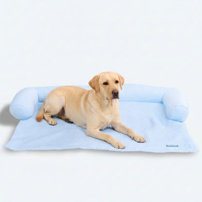 Cooling Couch Cover Dog Bed with Bolster Support