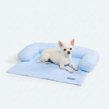 Cooling Couch Cover Dog Bed with Bolster Support