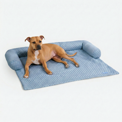 Cooling Couch Cover Dog Bed with Bolster Support