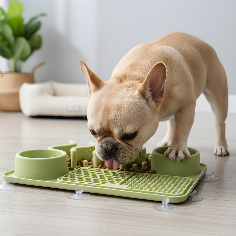 Silicone Slow Feeder Tray
