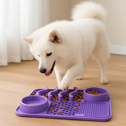 Silicone Slow Feeder Tray