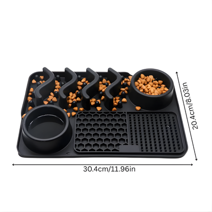 Silicone Slow Feeder Tray