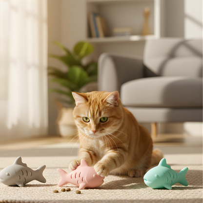Fish Cat Treat Dispenser
