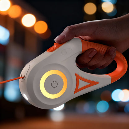 LED Retractable Dog Leash