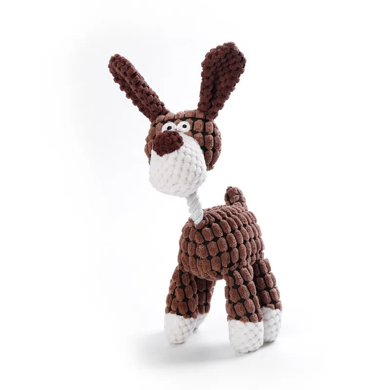Durable Plush Dog Chew Toy