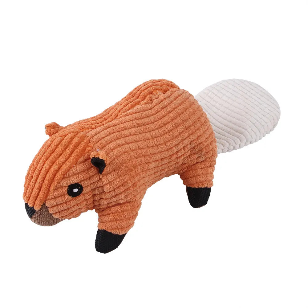 Durable Plush Dog Chew Toy