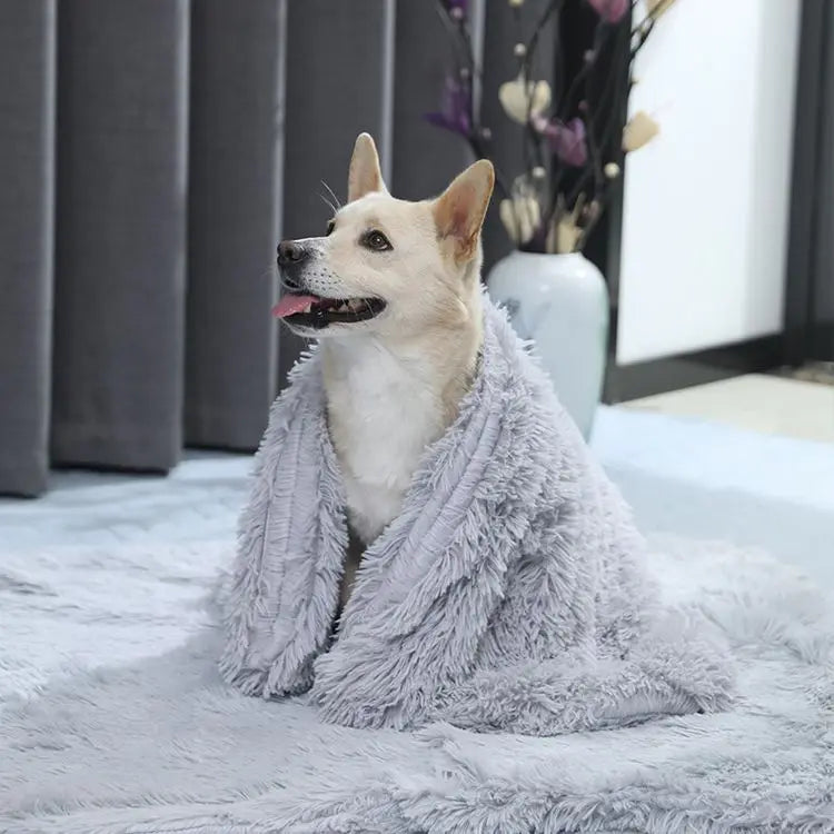Cozy Fluffy Pet Blanket