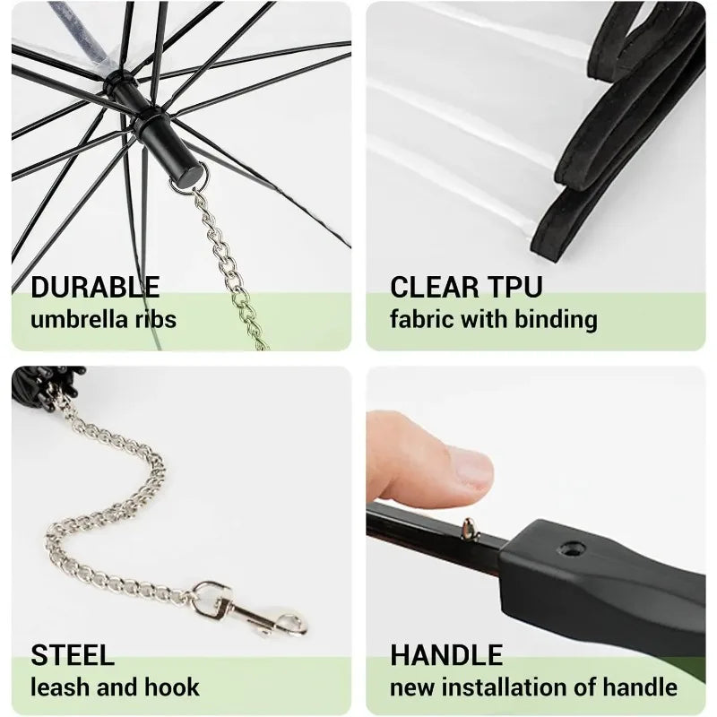 Dog Umbrella With Leash