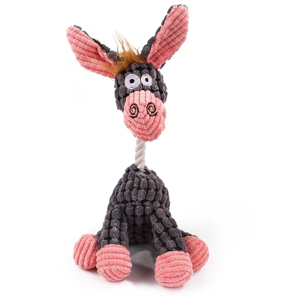 Durable Plush Dog Chew Toy