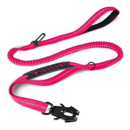 Heavy Duty Dog Leash with Seatbelt Clip
