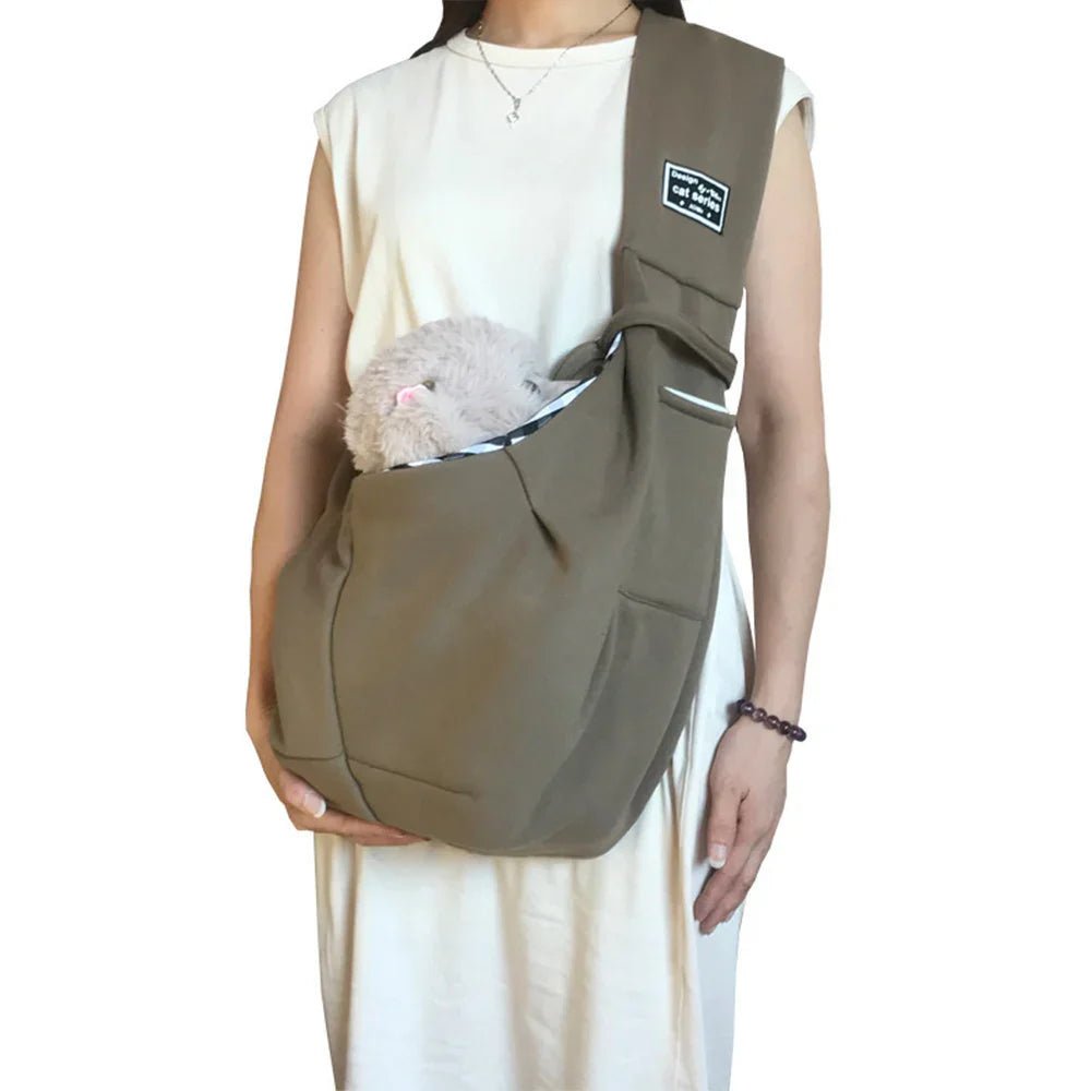 Crossbody Pet Sling Carrier for Small Dogs