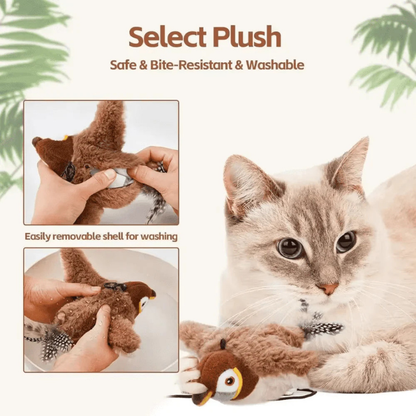 Flying Bird Cat Toy