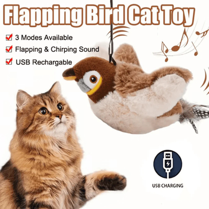 Flying Bird Cat Toy