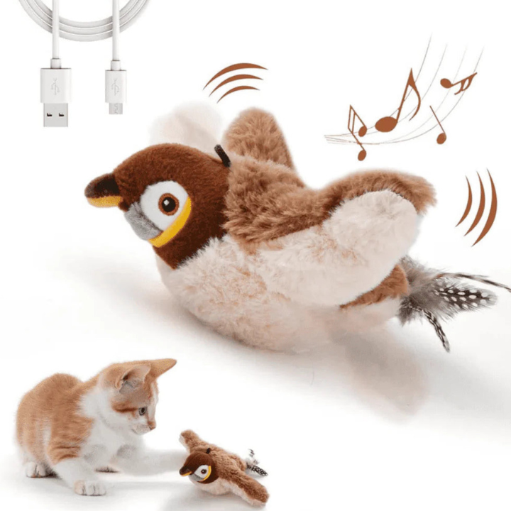 Flying Bird Cat Toy