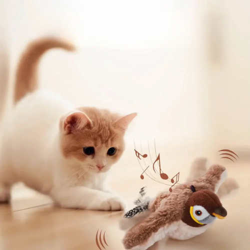 Flying Bird Cat Toy