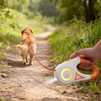 LED Retractable Dog Leash