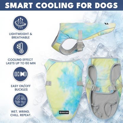 2-Pack Evaporative Dog Cooling Vests