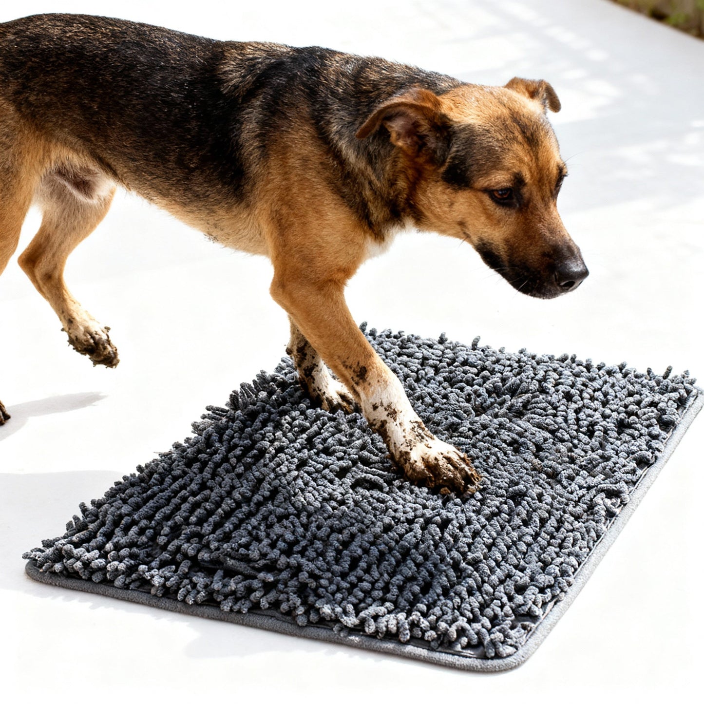Absorbent Dog Door Mat for Muddy Paws