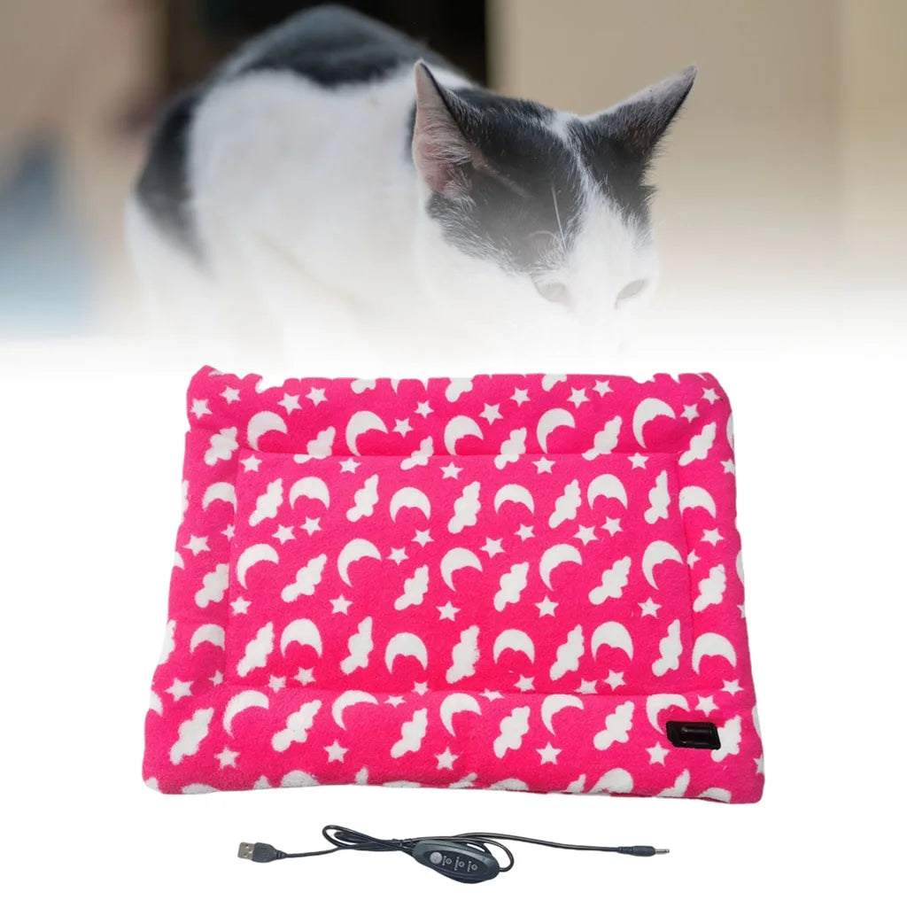 Adjustable USB Pet Heating Pad for Dogs & Cats