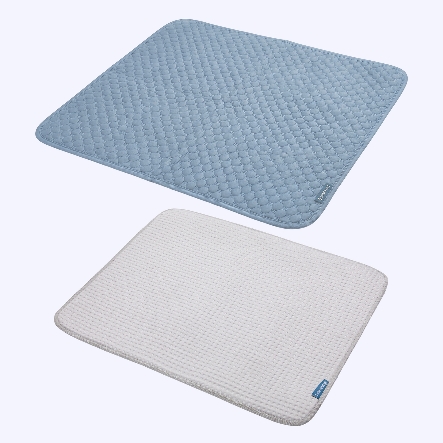 2-Pack Cooling Dog Mats with Non-Slip Base