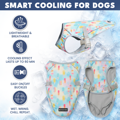 2-Pack Evaporative Dog Cooling Vests