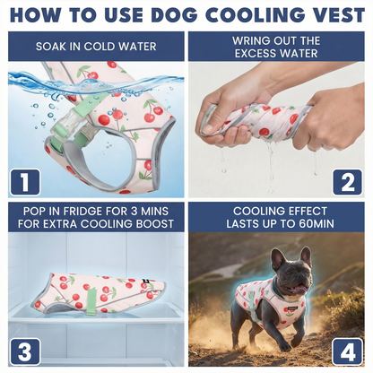 2-Pack Evaporative Dog Cooling Vests