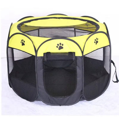 Portable Pet Playpen for Cats & Small Dogs