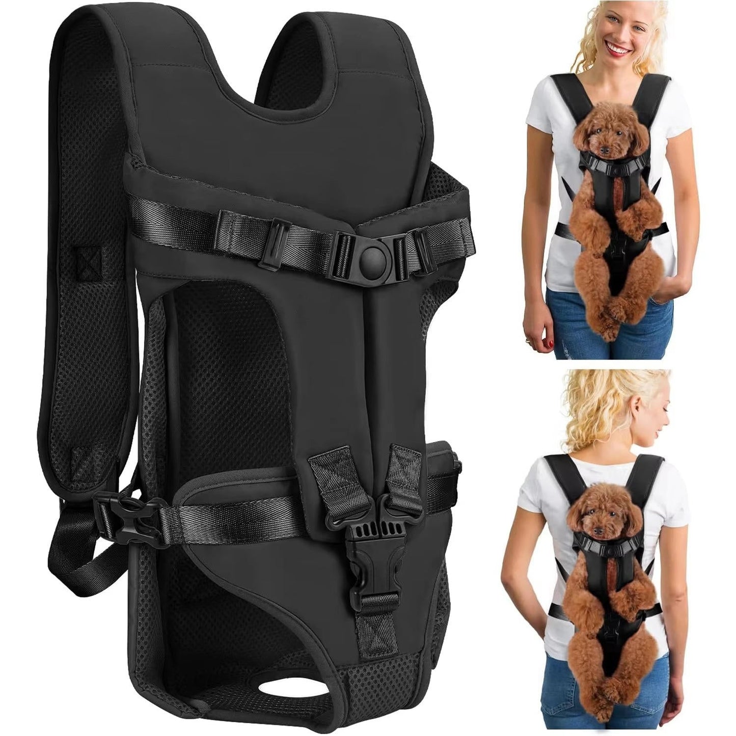 Hands-Free Dog Carrier Backpack for Small Dogs