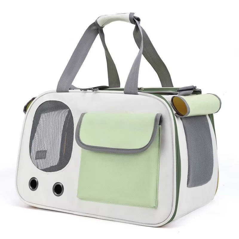Ventilated Travel Pet Carrier for Cats & Small Dogs
