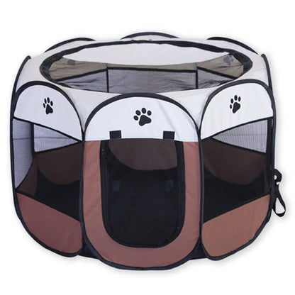 Portable Pet Playpen for Cats & Small Dogs