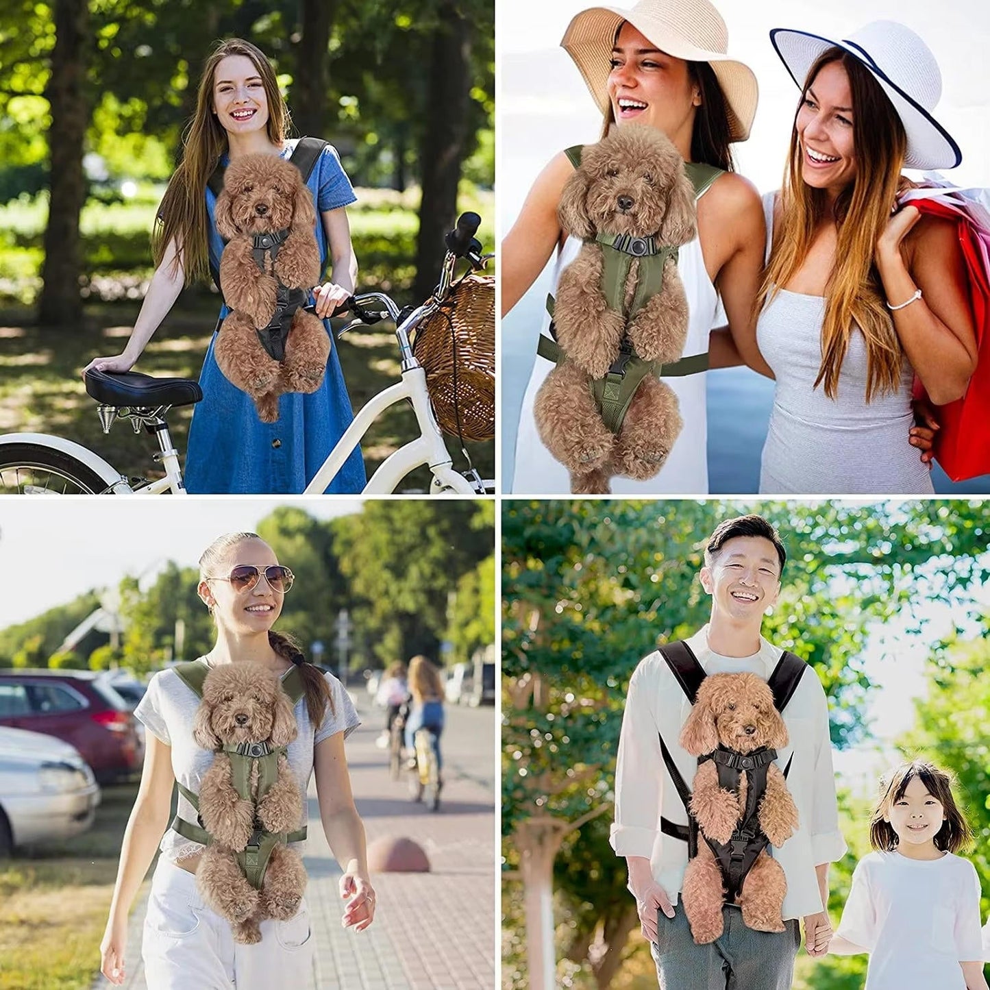 Hands-Free Dog Carrier Backpack for Small Dogs
