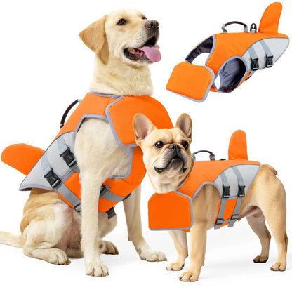 Adjustable Dog Float Jacket with Rescue Handle