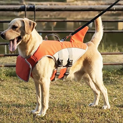 Adjustable Dog Float Jacket with Rescue Handle