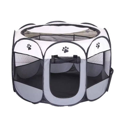 Portable Pet Playpen for Cats & Small Dogs