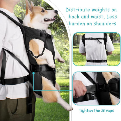 Hands-Free Dog Carrier Backpack for Small Dogs