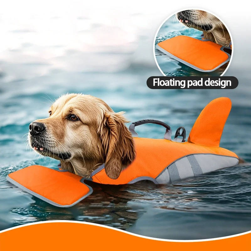 Adjustable Dog Float Jacket with Rescue Handle